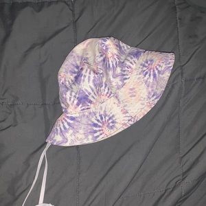 purple and pink the dye bucket hat